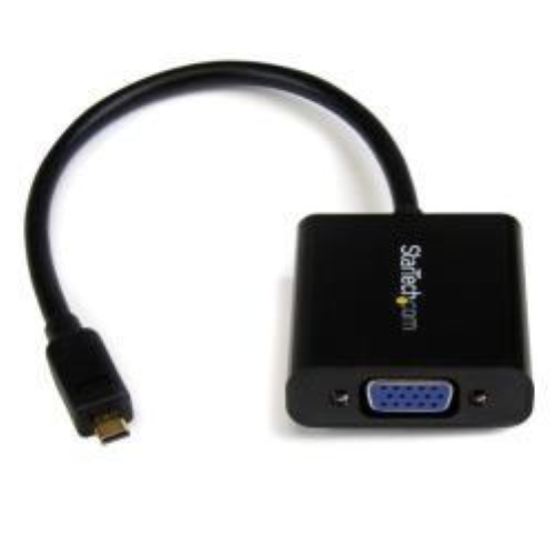 StarTech.com Adattatore convertitore Micro HDMI a VGA per smartphone/ultrabook/tablet - 1920x1080 - Convertitore video - HDMI - VGA - nero